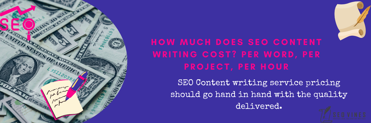 How Much Does SEO Content Writing Cost? Per Word, Per Project, Per Hour