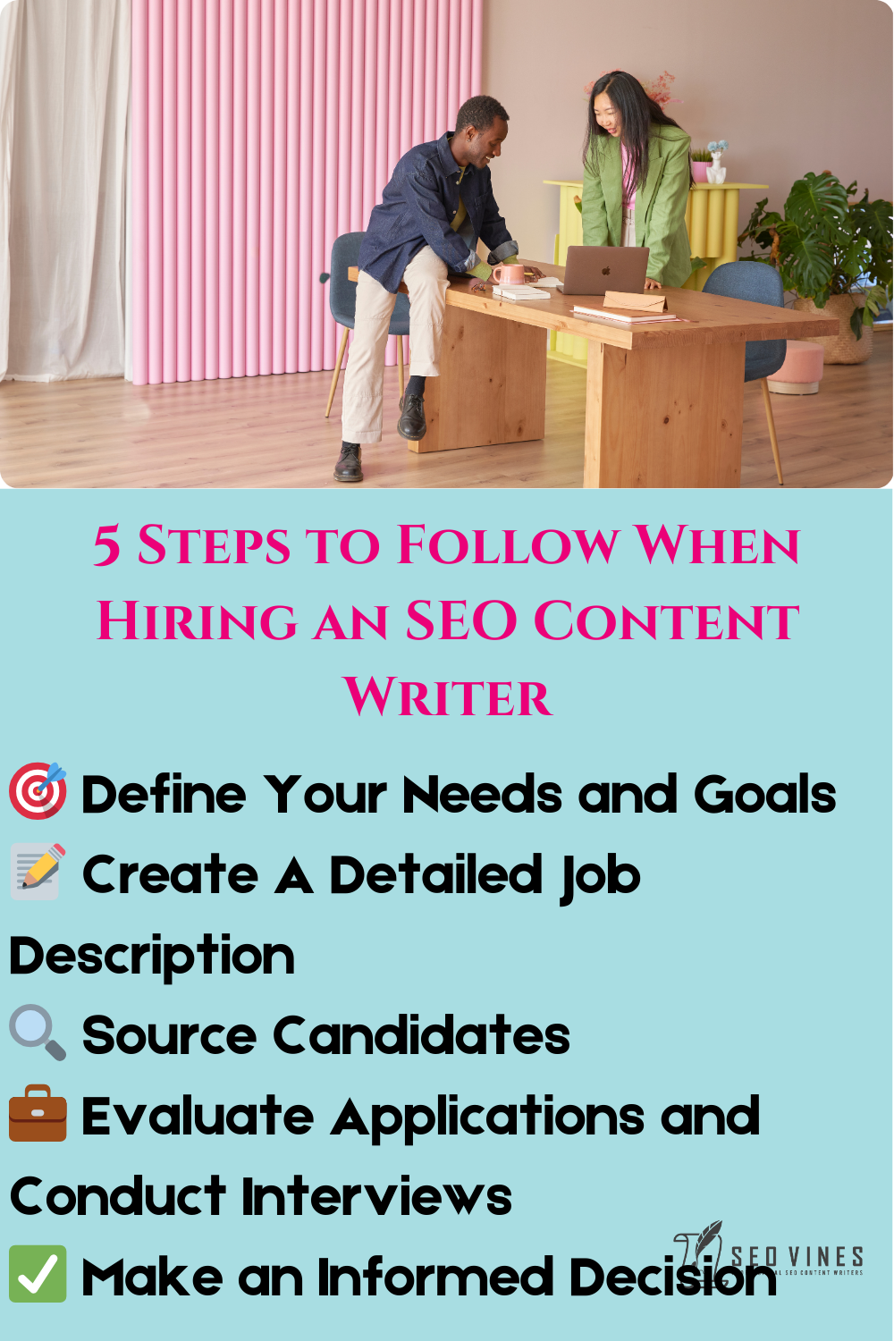 Steps to Follow When Hiring an SEO Content Write